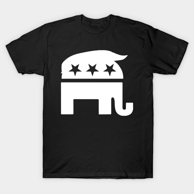 GOP Donald trump Republican Elephant T-Shirt by cedricchungerxc